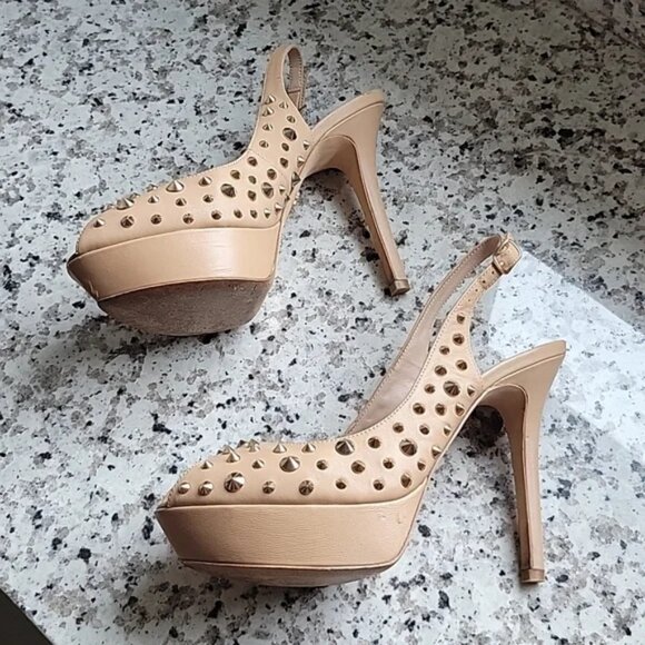 Lola Cruz Slingbacks with spike accent detail EU sz 40 US sz 10 - Picture 12 of 16